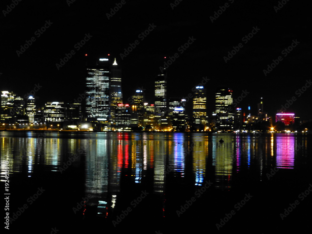 Fototapeta premium Perth Skyline south bank