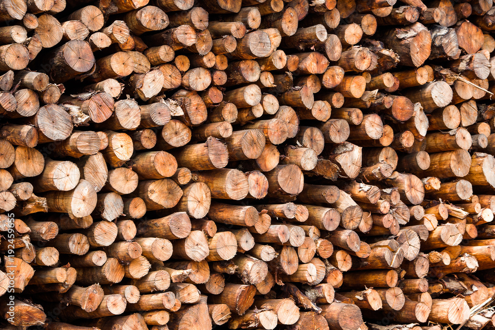 Natural wooden background - closeup of chopped firewood. Natural wooden background - closeup of chopped firewood.