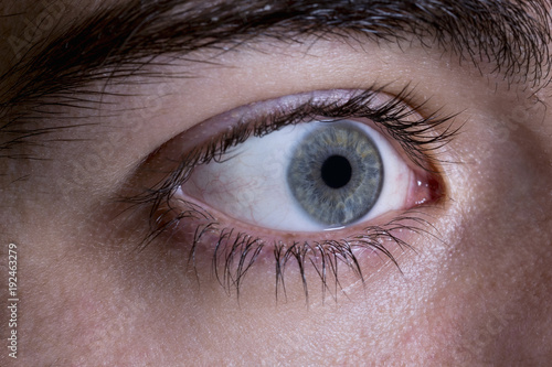 Close-up of an eye of a teenager 