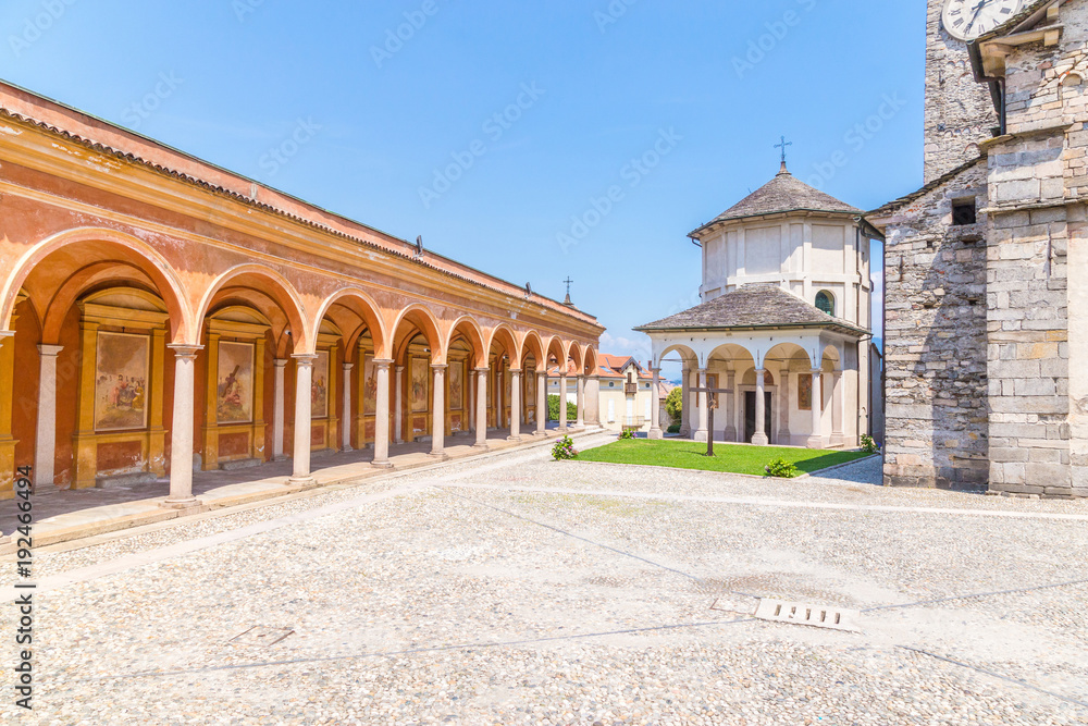 Church of Gervasio and Protasio at Baveno, on Lago maggiore, Piedmont, Italy