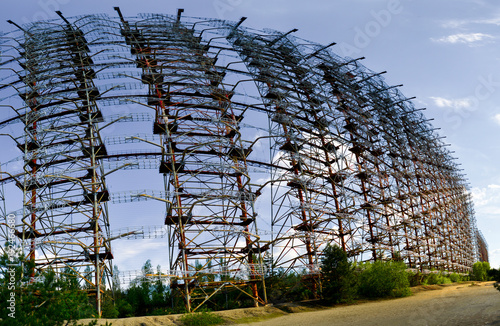 Antenne di ascolto ex URSS Duga 3 a Chernobyl photo