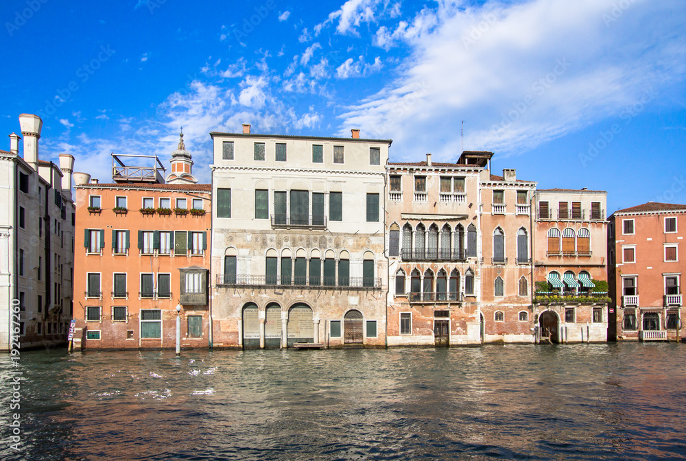 Palaces along the Grand Canal, Venice, Italy