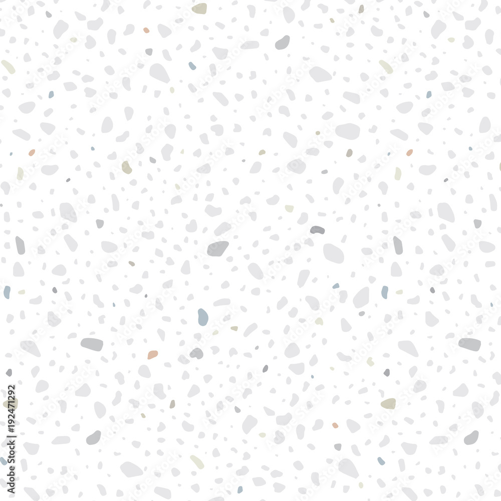Fototapeta premium Vector illustration of Granite pattern for floor and wall on white background.Hard Grain Texture.Terrazzo pattern Marble surface. Surface Of The Stone.