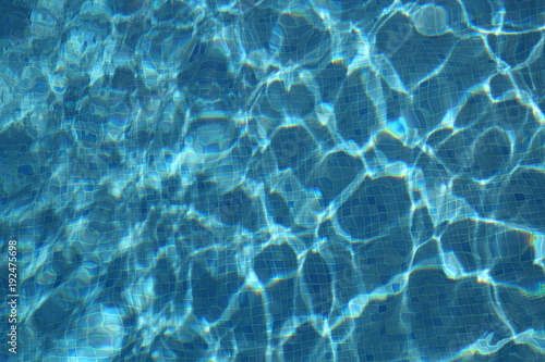 water surface in the swimming pool