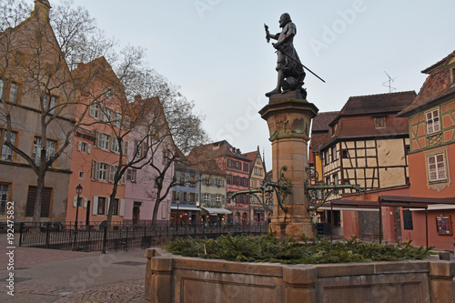 Fountain Schwendi in Colmar, France photo