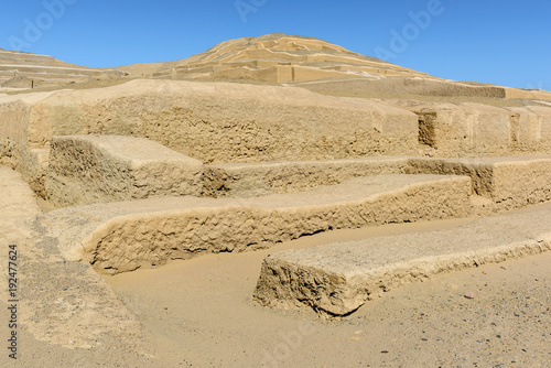 Cahuachi, the main ceremonial center of Nazca culture, Peru