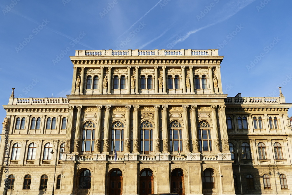 Historic building of the Hungarian Academy of Science in Budapest