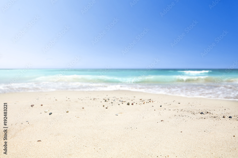 a beautiful beach on a beautiful sunny day  
