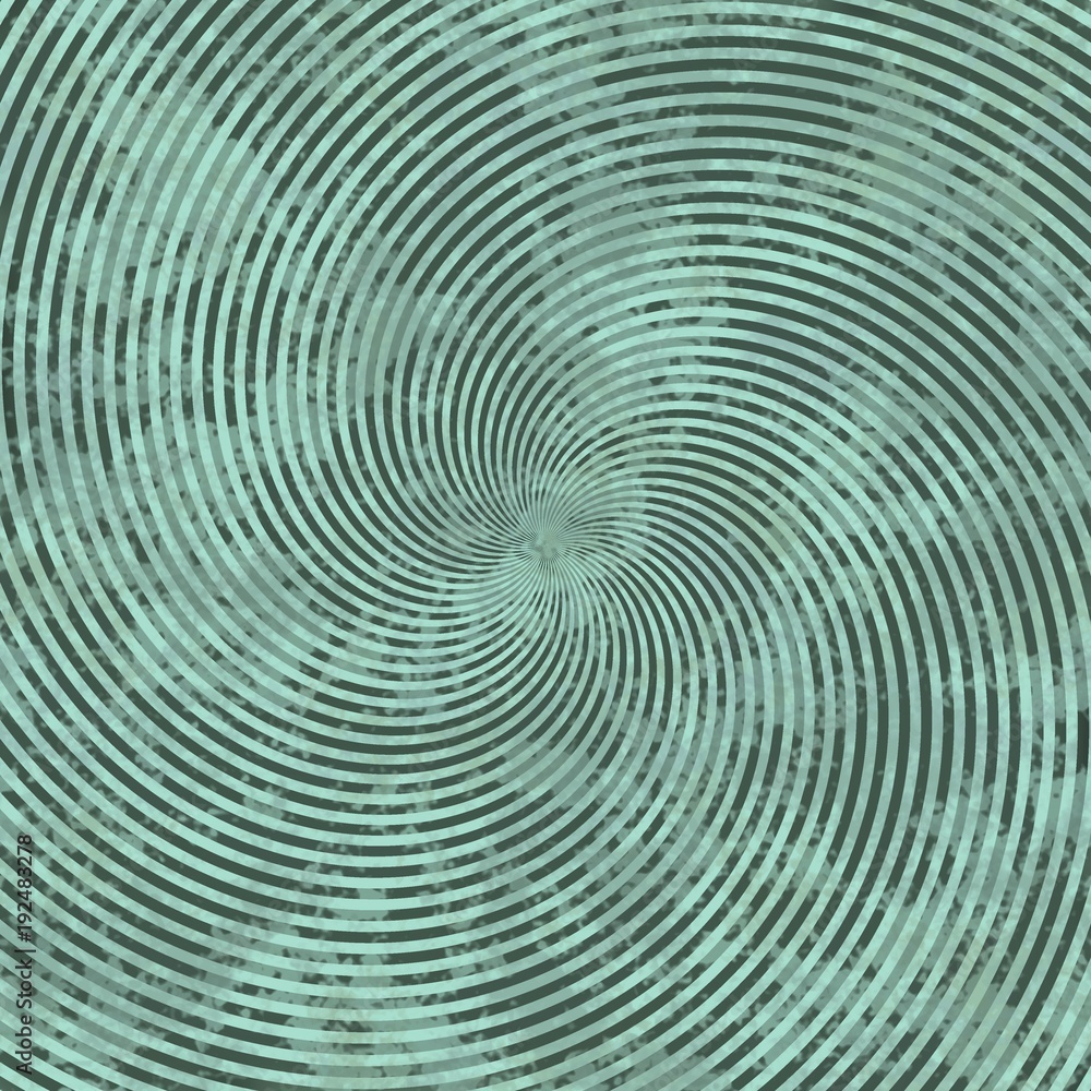 Blue light obsolete vortex twirl curvy lines radial effect image