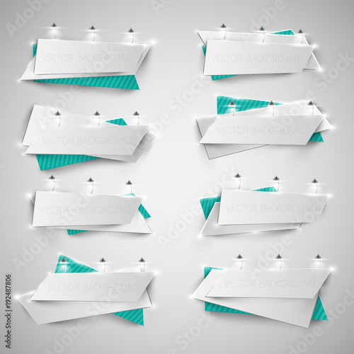 Colorful billboard for advertising, vector.