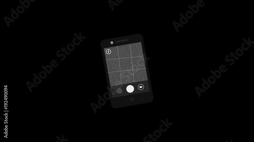Clapperboard Gold Cup Mobile Phone Flies Up and Falls