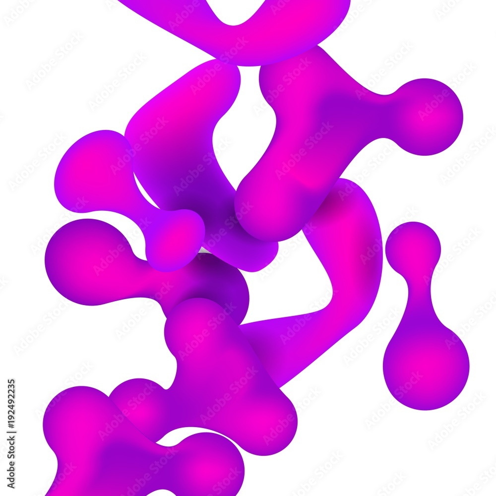 Plastic colorful shapes. Abstract background Plastic colorful shapes. Abstract background