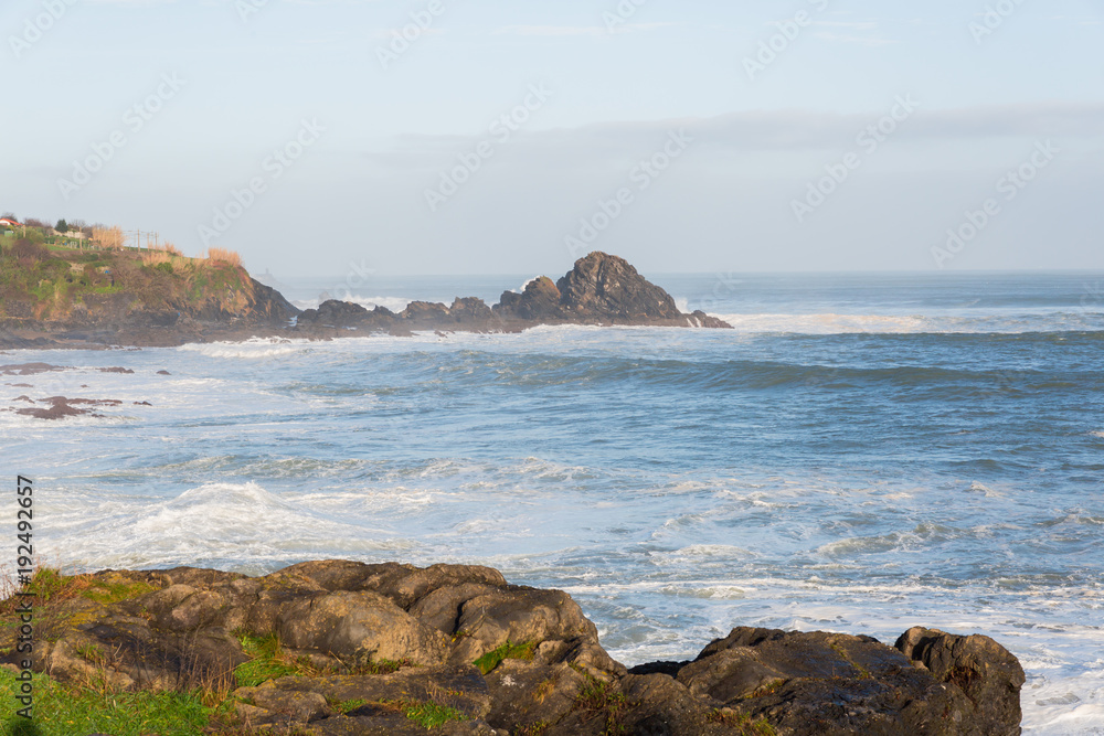 Seascape of Mundaka, Spain
