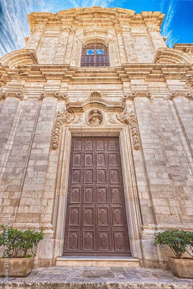Fototapeta premium Church of St. Leonardo. Monopoli. Puglia. Italy.