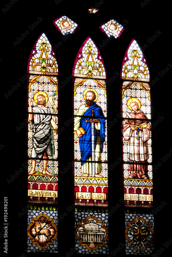 Stained Glasses of Sant Pere de les Puelles Church