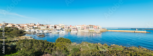 clear sky over Stintino harbor