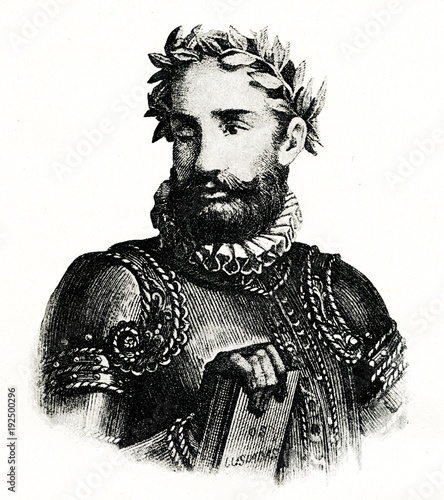 Luís de Camões, Portugal's greatest poet (from Spamers Illustrierte Weltgeschichte, 1894, 5[1], 744)
