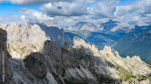 Catinaccio mountain massif summits  Dolomiti  Italy