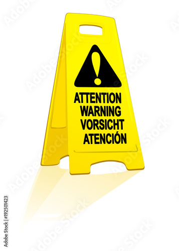 attention warning vorsicht