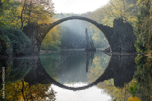 The bridge over the lake. Travelling to Europe © annaav