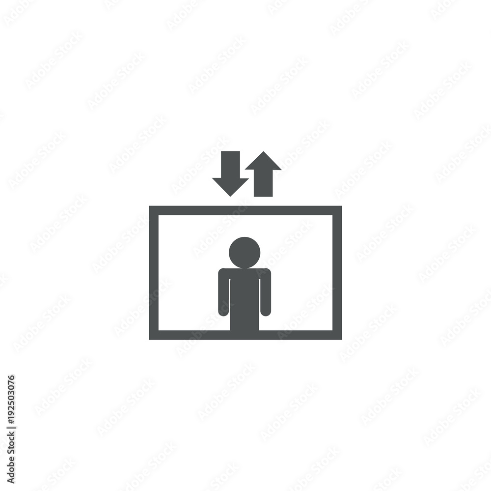 elevator icon. sign design elevator icon. sign design