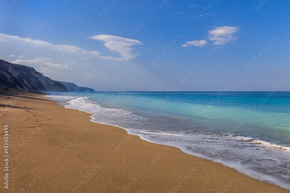 Gialos beach. Lefkada, Greece