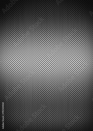 Silver brushed metal grid background texture