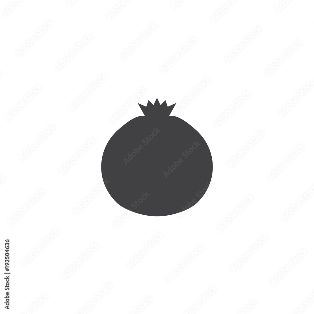 pomegranate icon. sign design pomegranate icon. sign design