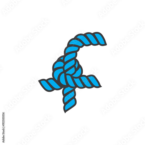 Letter F rope