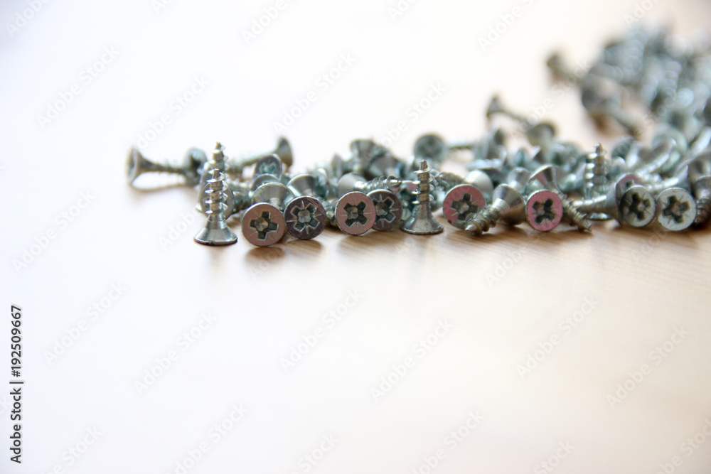 Building materials, screws Building materials, screws