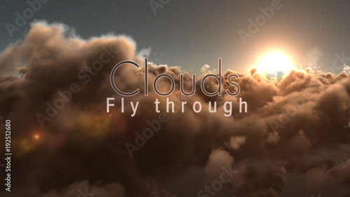 Flythrough Clouds Title