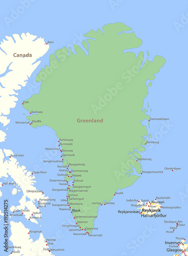 Greenland-World-Countries-VectorMap-A