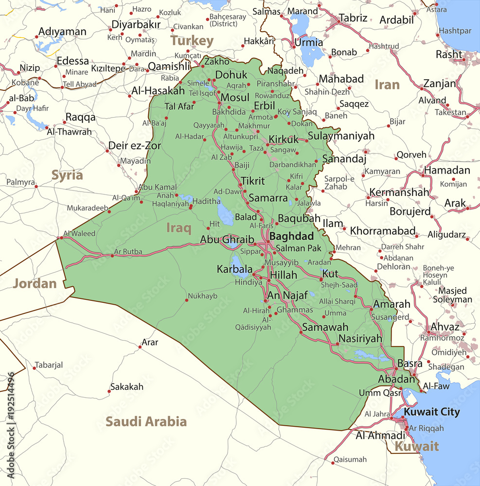 Iraq-World-Countries-VectorMap-A