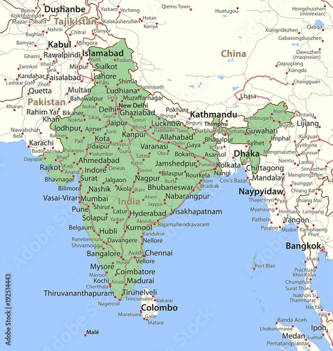 India-World-Countries-VectorMap-A