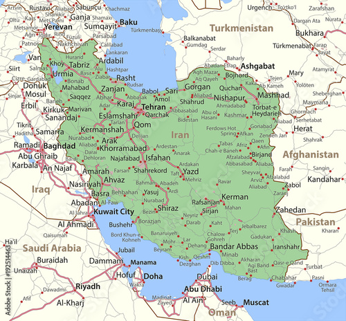 Iran-World-Countries-VectorMap-A