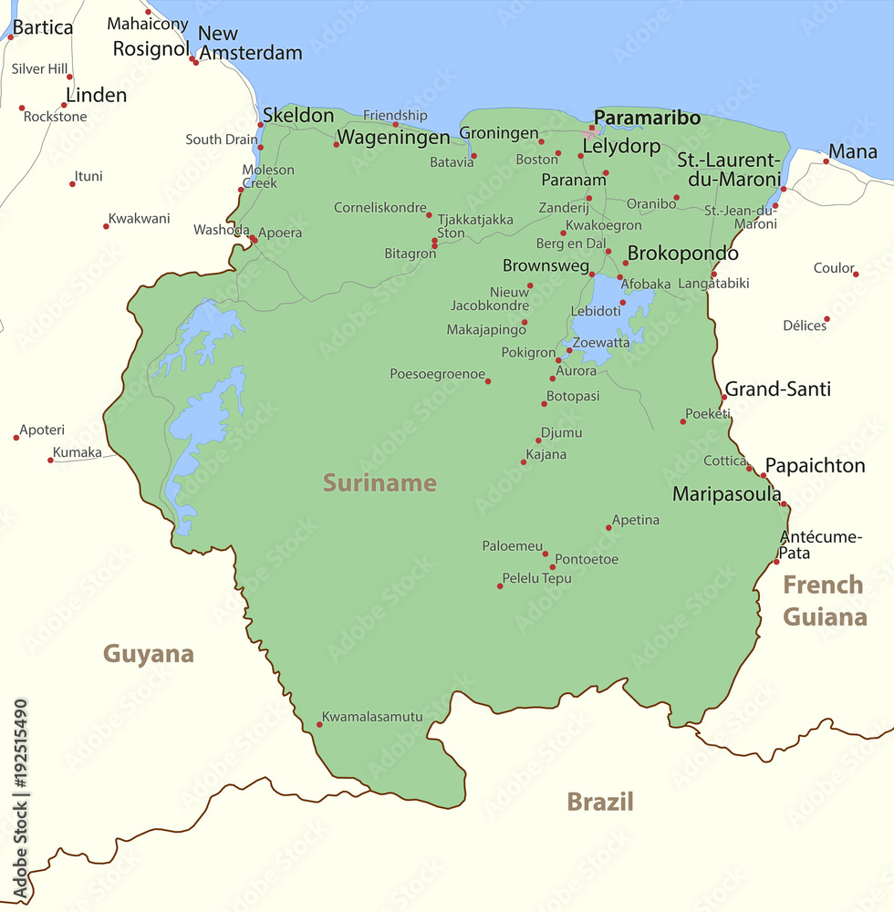Suriname-World-Countries-VectorMap-A