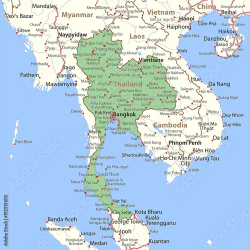 Thailand-World-Countries-VectorMap-A