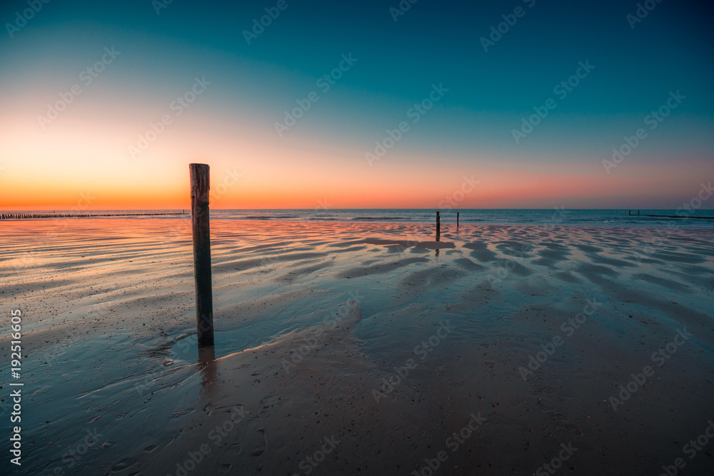 Domburg, the Netherlands Beach sunset Domburg, the Netherlands Beach sunset