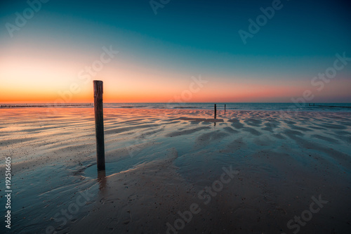 Domburg, the Netherlands Beach sunset