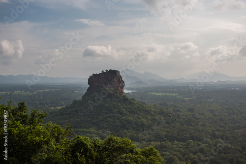  Sigiriya Lion Rock fortress. View from Pidurangala Rock.Sri Lanka