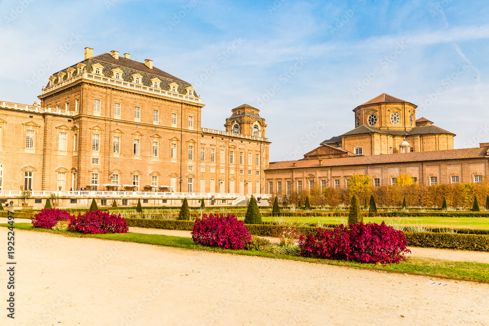 Turin, Piedmont ,Italy, 01 November 2017. Reggia of Venaria Reale, near Turin, in Piedmont, Italy