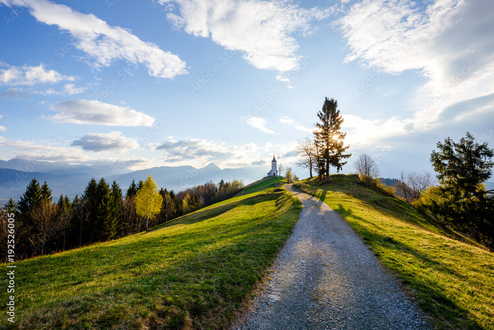 Saint Primoz church, Jamnik, Slovenia