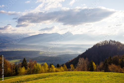  Karawanken mountains  in Jualian Alps, Slovenia