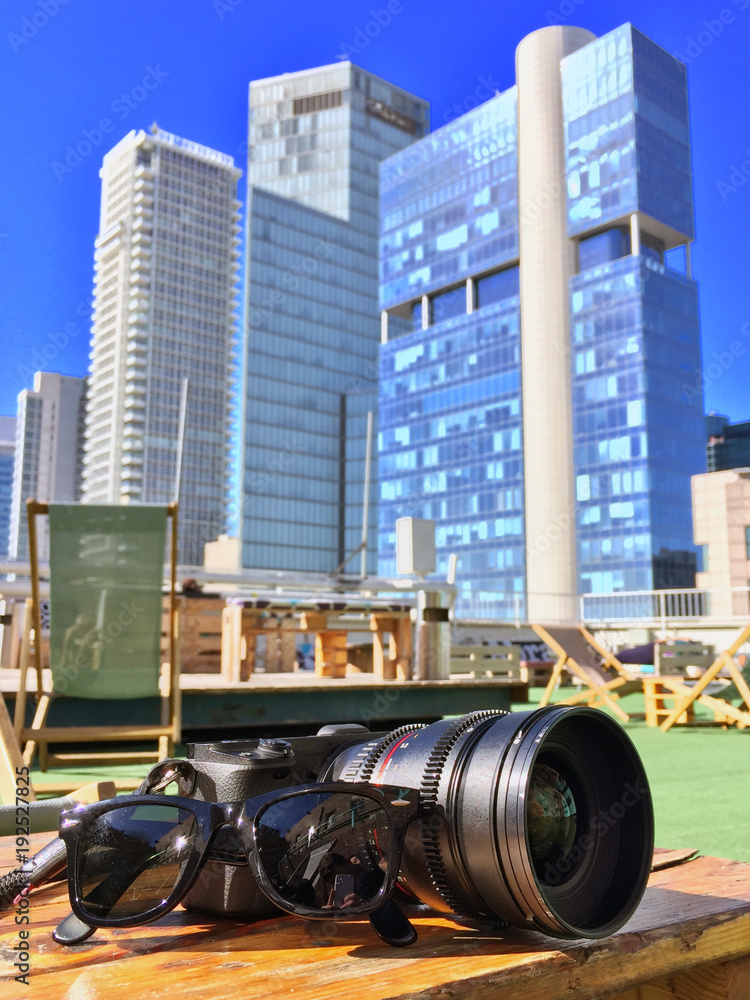 Downtown in Tel Aviv in Israel