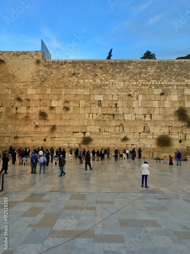 Obraz na płótnie Western Wall in Jerusalem in Israel w salonie