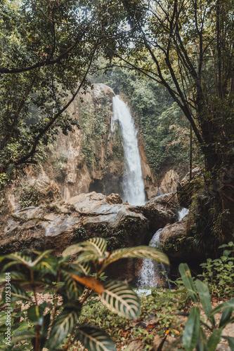 Secret waterfall in Cebu Philippines © xavier