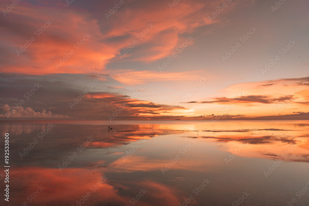 Sunset reflection Siquijor island