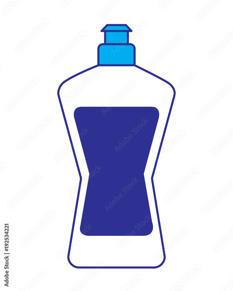 plastic bottle detergent for dishwashing liquid cleaning laundry vector illustration blue and gray design plastic bottle detergent for dishwashing liquid cleaning laundry vector illustration blue and gray design