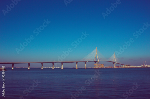 Bridge. New bridge in the port. Cádiz. Picture taken – February 10, 2018.