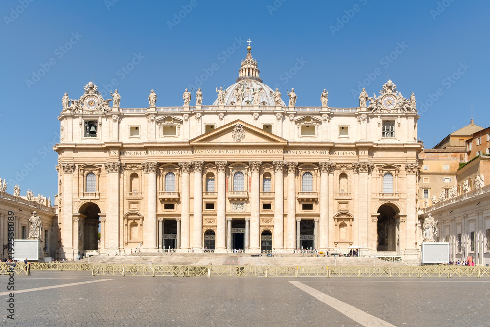 The Basilica of Saint Peter at the Vatican